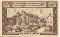 Neuhaus - Flecken - 1.4.1921 - 50 Pfennig