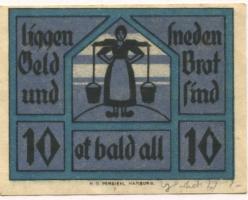 Neuhaus - Kreis - Februar 1921 - 31.12.1922 - 10 Pfennig