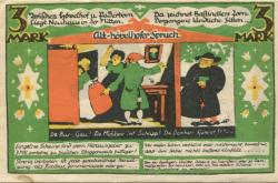Neuhaus (heute: Paderborn) - Bastineller, Julius von, Theaterdirektor - 1.4.1921 - 3 Mark