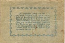Neuhaus (heute: Föritztal) - Porzellanfabrik, vormals Armand Marseille GmbH - November 1918 - 10 Mark