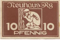 Neuhaus - Gemeinde - 1.1.1921 - 10 Pfennig