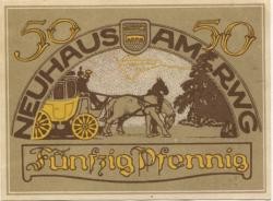 Neuhaus - Gemeinde - 1.3.1921 - 50 Pfennig