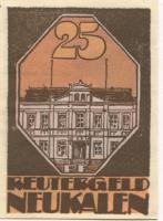 Neukalen - Stadt - - 31.5.1922 - 25 Pfennig
