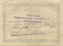 Neukirchen (heute: Borna) - Ziervogel, H., Bleichert'sche Braunkohlenwerke Neukirchen-Wyhra AG - 15.8 1923 - 1 Million Mark