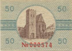 Neumarkt (heute: PL-Sroda Slaska) - Stadt und Sparkasse - 15.10.1919 - 50 Pfennig