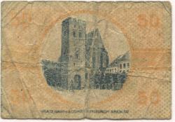 Neumarkt (heute: PL-Sroda Slaska) - Stadt und Sparkasse - 11.10.1920 - 50 Pfennig