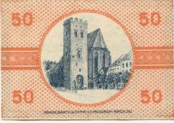 Neumarkt (heute: PL-Sroda Slaska) - Stadt und Sparkasse - 11.10.1920 - 50 Pfennig
