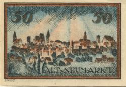Neumarkt (heute: PL-Sroda Slaska) - Städtische Sparkasse - 10.10.1921 - 50 Pfennig
