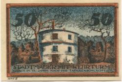 Neumarkt (heute: PL-Sroda Slaska) - Städtische Sparkasse - 10.10.1921 - 50 Pfennig