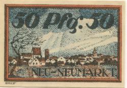 Neumarkt (heute: PL-Sroda Slaska) - Städtische Sparkasse - 10.10.1921 - 50 Pfennig