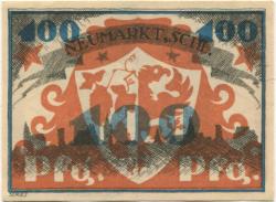 Neumarkt (heute: PL-Sroda Slaska) - Städtische Sparkasse - 10.10.1921 - 100 Pfennig