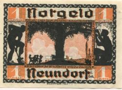 Neundorf (heute: Staßfurt) - Gemeinde - 1.9.1921 - 1 Mark