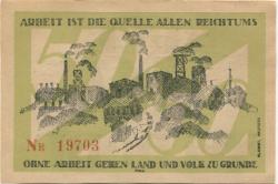Neurode (heute: OL-Nowa Ruda) - Kreis - 1.1.1921 - 50 Pfennig
