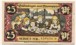 Neuruppin - Stadt - Juli 1921 - 25 Pfennig