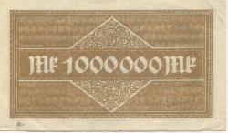 Neuß - Kreis - 31.8.1923 - 1 Million Mark