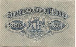 Neuß - Stadt - 1.5.1917 - 25 Pfennig