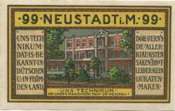 Neustadt(-Glewe) - Stadt - 24.11.1921 - 99 Pfennig