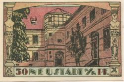 Neustadt - Kreissparkasse - 20.8.1921 - 1.4.1922 - 50 Pfennig