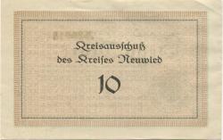 Neuwied - Kreis - 16.11.1918 - 1.3.1919 - 10 Mark 