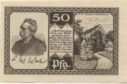 Nieheim - Vorschuss-Verein eGmuH - 19.11.1921 - 1.3.1922 - 50 Pfennig