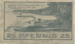 Niendorf (heute: Timmendorfer Strand) - Gemeinde - 1.3.1921 - 25 Pfennig