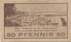 Niendorf (heute: Timmendorfer Strand) - Gemeinde - 1.3.1921 - 50 Pfennig