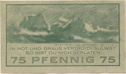 Niendorf (heute: Timmendorfer Strand) - Gemeinde - 1.3.1921 - 75 Pfennig