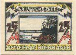 Nienhagen - Badeverwaltung - - 28.2.1922 - 25 Pfennig