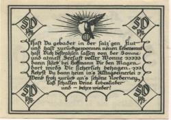 Norderney - Hoffmann's Hotel Falk - - 1.10.1922 - 50 Pfennig