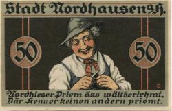 Nordhausen - Stadt - 1.5.1921 - 50 Pfennig 