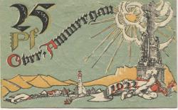 Oberammergau - Gemeinde - 1.7.1921 - 25 Pfennig 