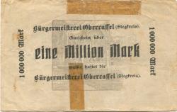 Obercassel (heute: Bonn) - Bürgermeisterei - 21.8.1923 - 1 Million Mark 