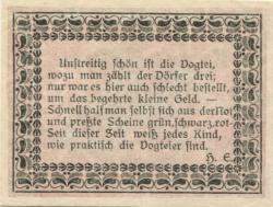 Oberdorla (heute: Vogtei) - Oberdorlaer Spar- und Darlehnskasssen-Verein eGmuH - -- - 1/2 Mark