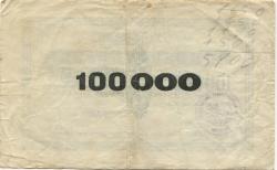 Oberlungwitz - Girokasse - 2.8.1923 - 100000 Mark