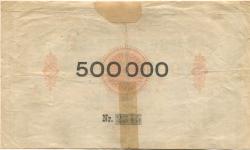 Oberlungwitz - Girokasse - 2.8.1923 - 500000 Mark