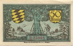 Oberndorf - Stadt - April 1918 - 50 Pfennig