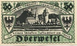 Oberwesel - Stadt - 18.3.1921 - 50 Pfennig