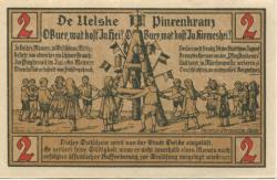 Oelde - Stadt - 7.12.1920 - 2 Mark