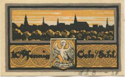 Oels (heute: PL-Olesnica) - Kaufmännischer Verein - 1.3.1921 - 10 Pfennig