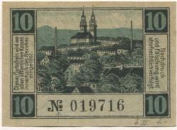 Oelsnitz - Amtshauptmannschaft - 1.12.1918 - 31.12.1920 - 10 Pfennig
