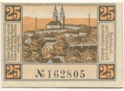 Oelsnitz - Amtshauptmannschaft - 1.12.1918 - 31.12.1920 - 25 Pfennig