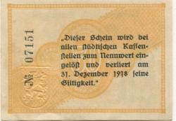 Oelsnitz - Stadt - - 31.12.1918 - 50 Pfennig