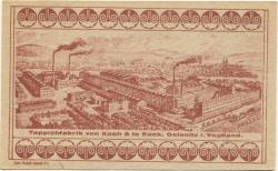 Oelsnitz - Koch & te Kock, Teppichfabrik, Filiale Oelsnitz - 15.9.1923 - 200000 Mark