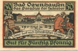 Oeynhausen (Bad) - Klütsch, W., Fürstenhof, Westkorso - -- - 50 Pfennig