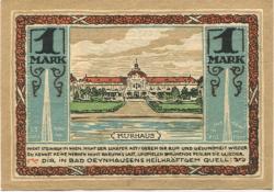 Oeynhausen (Bad) - Klütsch, W., Fürstenhof, Westkorso - - 1.10.1922 - 1 Mark