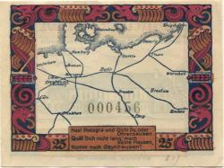 Oeynhausen (Bad) - Städtische Sparkasse - - 30.6.1921 - 25 Pfennig