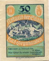 Oeynhausen (Bad) - Städtische Sparkasse - - 30.6.1921 - 50 Pfennig 