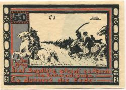 Ohlau (heute: PL-Olawa) - Stadt - 1921 - 50 Pfennig