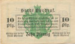 Ohrdruf - Stadt - 1.5.1917 - 10 Pfennig