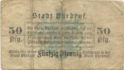 Ohrdruf - Stadt - 1.5.1917 - 50 Pfennig
